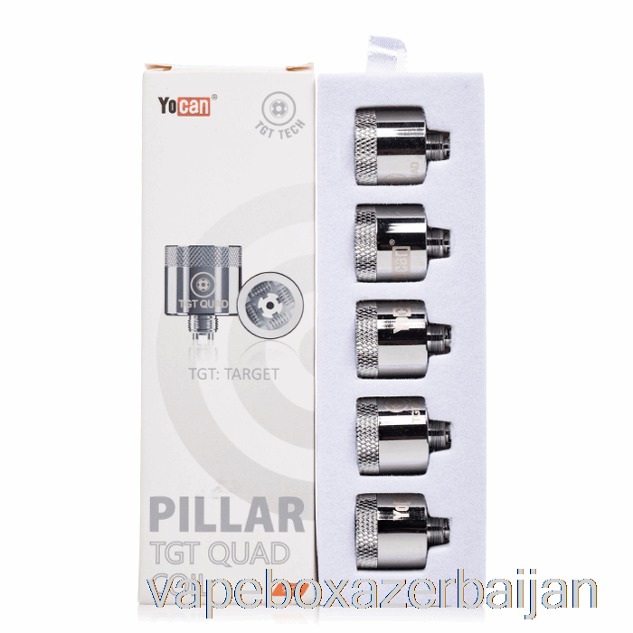 Vape Box Azerbaijan Yocan Pillar TGT Replacement Coils Pillar TGT Quad Coils